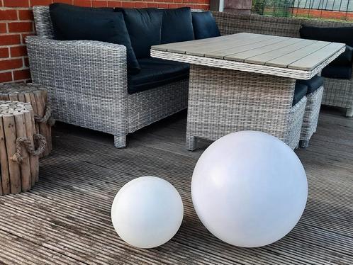LED bol, terrasverlichting, tuinlicht, decoratie, Tuin en Terras, Buitenverlichting, Zo goed als nieuw, Overige typen, Kunststof