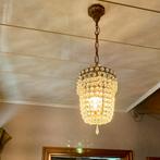 Set van 2 identieke luchters met christallen, Ophalen of Verzenden, Gebruikt, Glas