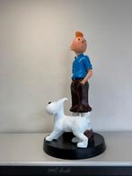Kuifje met Bobbie beeld, Verzamelen, Ophalen, Kuifje, Gebruikt, Beeldje of Figuurtje