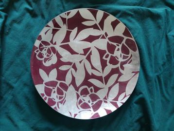 Plateau en verre et metal beschikbaar voor biedingen