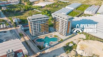 1+1 appartement in Avsallar — 88.000 euro beschikbaar voor biedingen