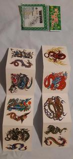 8 tatouages = 12 dragons différents, Hobby & Loisirs créatifs, Estampage, Enlèvement ou Envoi, Neuf