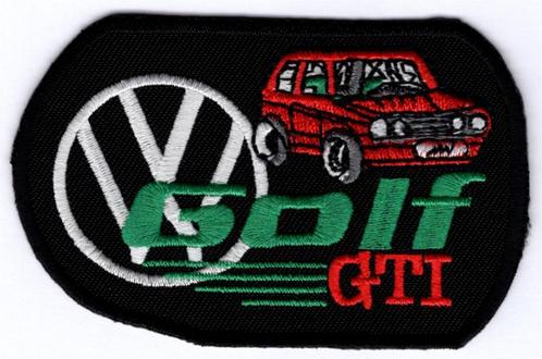 Volkswagen Golf GTI stoffen opstrijk patch embleem #1, Verzamelen, Automerken, Motoren en Formule 1, Nieuw, Verzenden