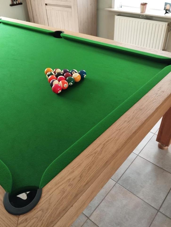 Table de billard, table à manger combinée, Sports & Fitness, Billards & Billards américains, Comme neuf, Table de snooker, Enlèvement