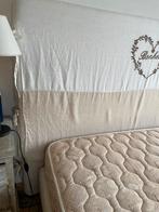 Tête de lit ´Bonheur’ 1,6m, Maison & Meubles, 160 cm, Deux personnes, Utilisé, Blanc
