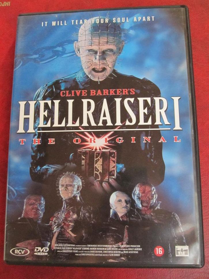 Hellraiser I (1987), Cd's en Dvd's, Dvd's | Horror, Zo goed als nieuw, Overige genres, Vanaf 16 jaar, Ophalen of Verzenden
