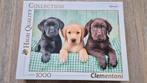 Puzzel Clementoni Labradors, Enlèvement ou Envoi, 500 à 1500 pièces, Comme neuf, Puzzle
