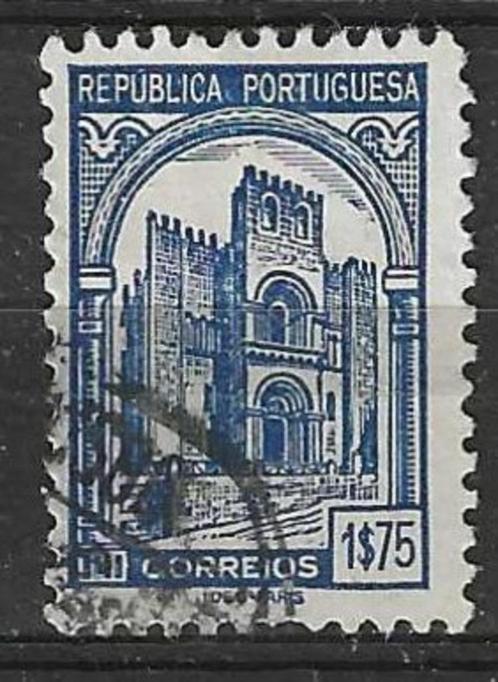 Portugal 1935/1936 - Yvert 584 - Kathedraal van Coimbra (ST), Timbres & Monnaies, Timbres | Europe | Autre, Affranchi, Portugal