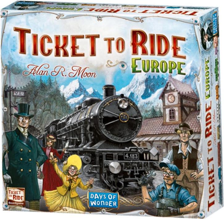Ticket to ride Europa, Hobby en Vrije tijd, Gezelschapsspellen | Overige, Nieuw, Drie of vier spelers, Ophalen of Verzenden