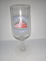 Ancien verre sur pied DIEKIRCH RESERVE (Brasserie en rouge), Collections, Marques de bière, Autres marques, Utilisé, Enlèvement ou Envoi