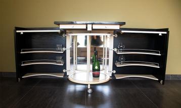 Bar cabinet / barmeubel toegewezen aan De Coene, 1970s beschikbaar voor biedingen