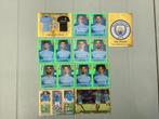 9 Stickers panini Manchester city met De Bruyne, Ophalen of Verzenden, Gebruikt