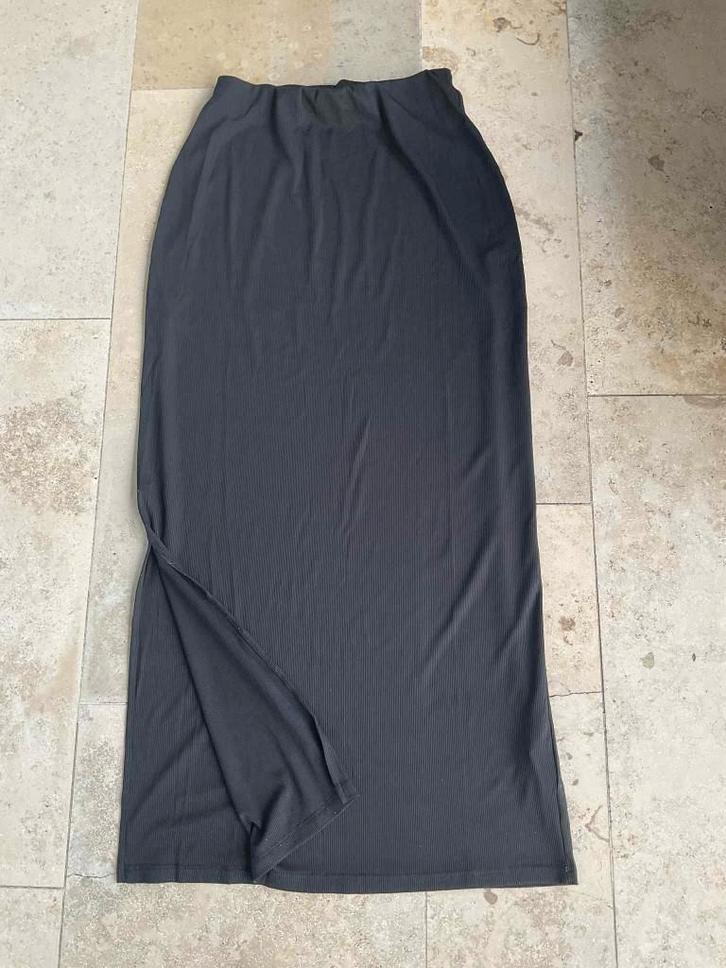 Lange zwarte rok maat 36 Guts & Gusto, Kleding | Dames, Rokken, Maat 36 (S), Zwart, Onder de knie, Ophalen of Verzenden