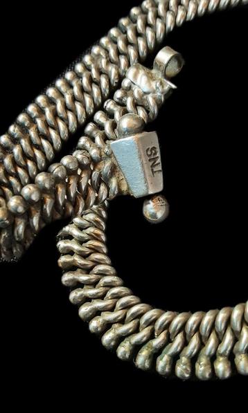 Bracelet ancien cheville argent - Inde, Enlèvement, Comme neuf, Argent, Argent