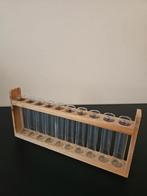 Stekstation met glazen buisjes, Huis en Inrichting, Woonaccessoires | Stolpen, Ophalen, Zo goed als nieuw