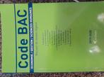 Code bac Economie / Gestion/ sciences humaines 2019-2020, Livres, Enlèvement, Comme neuf