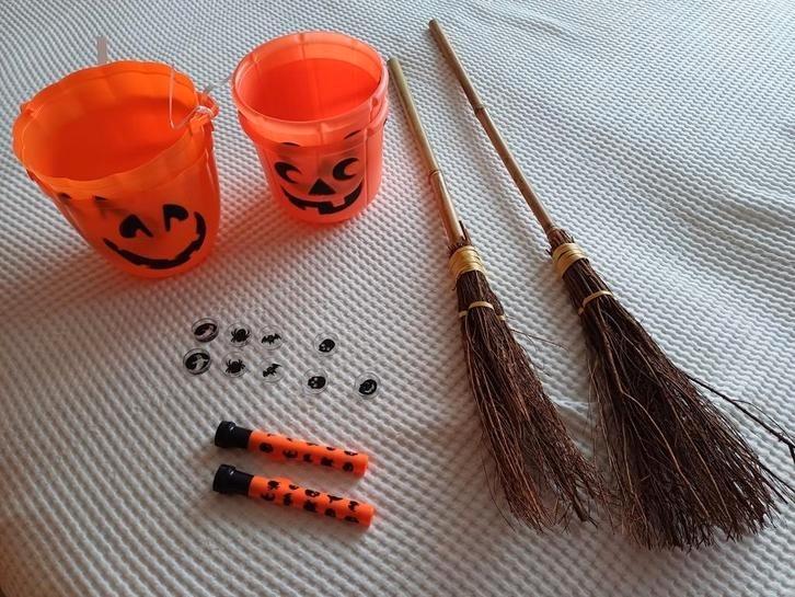 set halloween speelgoed / accessoires, Kinderen en Baby's, Speelgoed | Buiten | Los speelgoed, Gebruikt, Ophalen