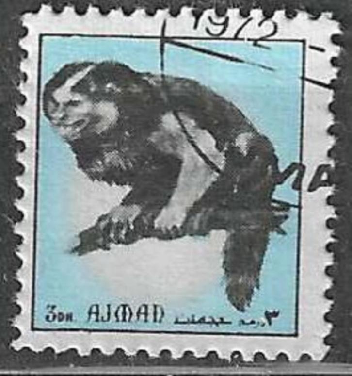 Ajman 1972 - Stampworld 1617 - Verschillende dieren (ST), Postzegels en Munten, Postzegels | Azië, Gestempeld, Verzenden
