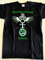 Tee-shirt Grooving en vert UK Gothic Rock Goth Taille S, Neuf, Manches courtes, Enlèvement ou Envoi, Taille 36 (S)