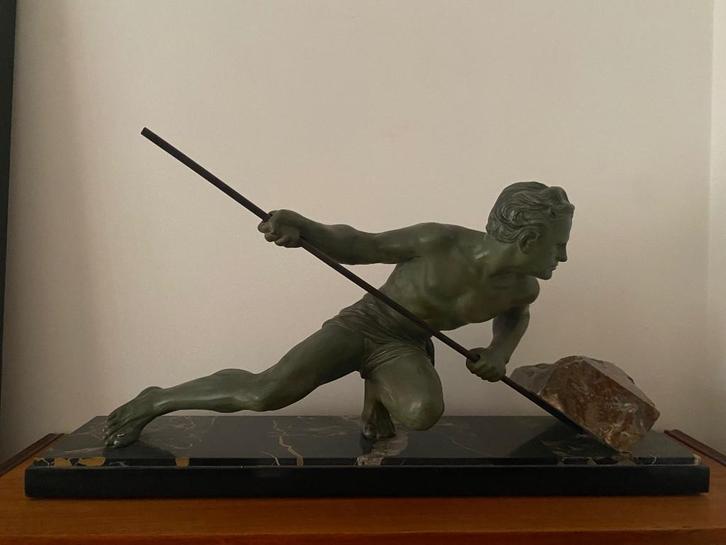 Art Deco beeld Buchet, Antiek en Kunst, Kunst | Beelden en Houtsnijwerken, Ophalen of Verzenden