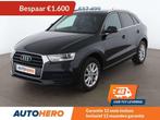 Audi Q3 1.4 TFSI ACT Sport (bj 2016, automaat), Auto's, Audi, Gebruikt, Zwart, Leder, 1395 cc