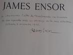 James Ensor - gesigneerd, Ophalen of Verzenden