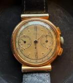Universal Genève Chronograph jaren 50, Handtassen en Accessoires, 1930 tot 1960, Overige merken, Goud, Met bandje
