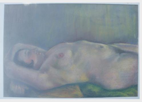 Miton Geirnaert (1908-2004): Naakt / Nude (73 x 53 cm), Antiek en Kunst, Kunst | Schilderijen | Klassiek, Ophalen of Verzenden