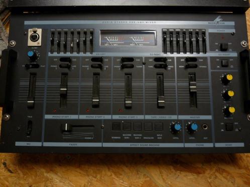 Monacor MPX-7600 SE mengpaneel, 4-kanaals DJ-audio mixer met, Muziek en Instrumenten, Mengpanelen, Gebruikt, Ophalen
