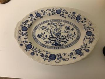 Vintage Enoch Wedgwood ovaal bord - jaren 60, Antiek en Kunst, Ophalen of Verzenden