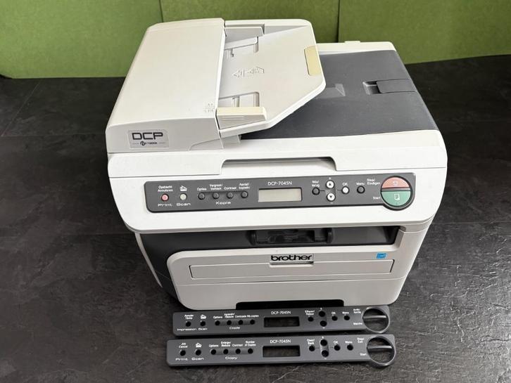 Brother Laserprinter DCP-7045N, Computers en Software, Printers, Gebruikt, Printer, Laserprinter, Faxen, Kopieren, Scannen, Zwart-en-wit printen