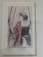 Litho Vicky Gruyters, oud-strijders oorlog, 97, Antiek en Kunst, Kunst | Tekeningen en Fotografie, Ophalen of Verzenden