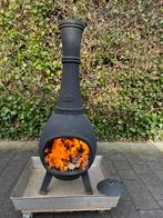 Gietijzeren tuinhaard - vuurkorf-buitenhaard, Tuin en Terras, Ophalen, Zo goed als nieuw