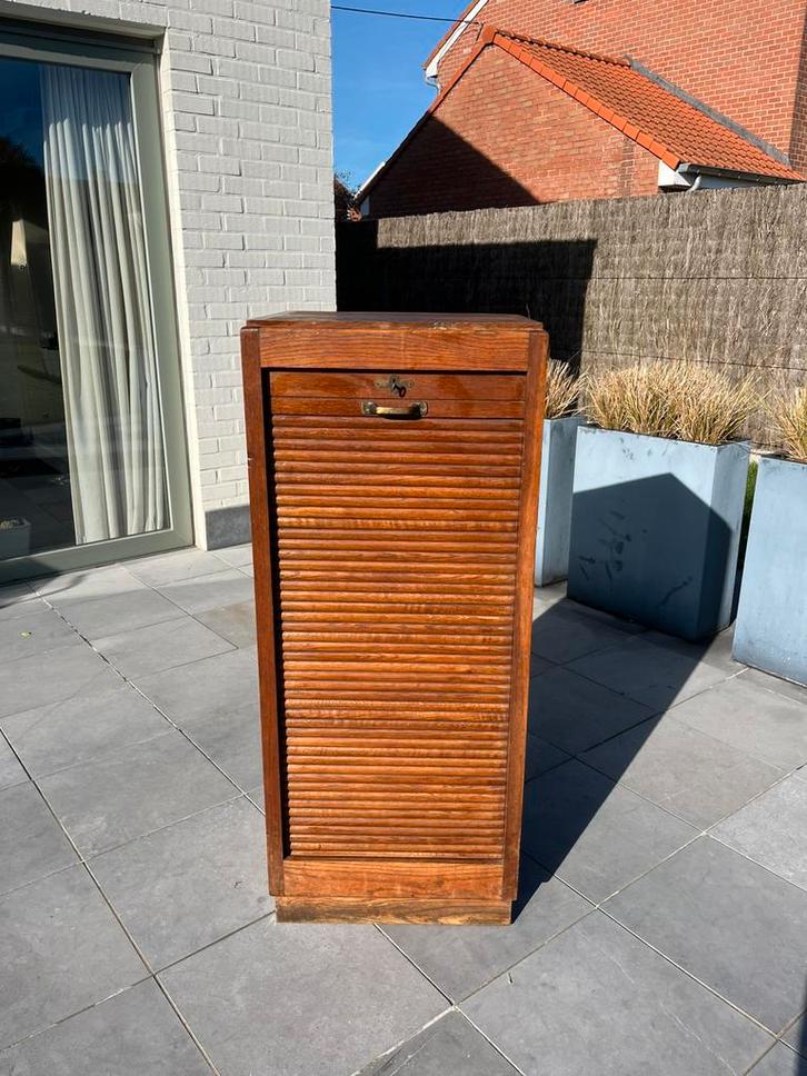 Oude antieken dossierkast, Antiek en Kunst, Antiek | Meubels | Kasten, Ophalen