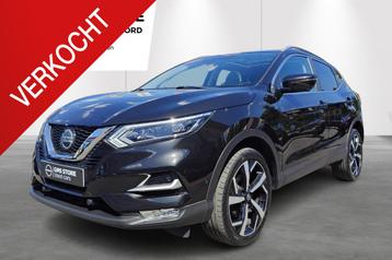 Nissan Qashqai DIG-T 140 Tekna - incl 2 jaar KARE, Auto's, Voorwielaandrijving, Gebruikt, Zwart, 4 cilinders