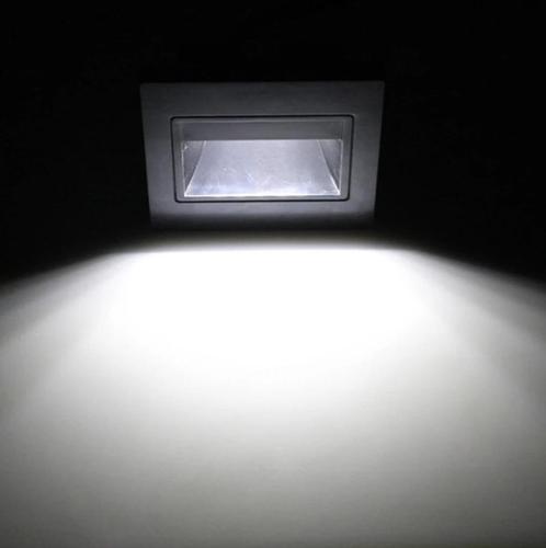 Oriëntatieverlichting LED Lamp Trap Muur Wit (10 stuks) NEW, Maison & Meubles, Lampes | Appliques, Neuf, Synthétique, Enlèvement ou Envoi