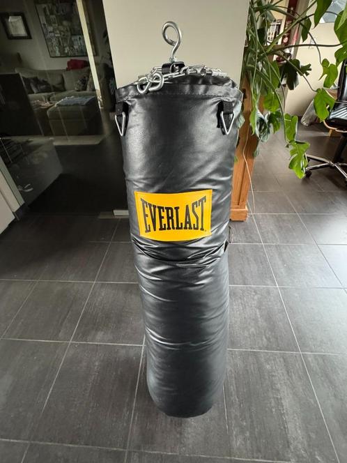 Everlast bokszak en extra trainingshandschoenen, Sport en Fitness, Vechtsporten en Zelfverdediging, Zo goed als nieuw, Overige