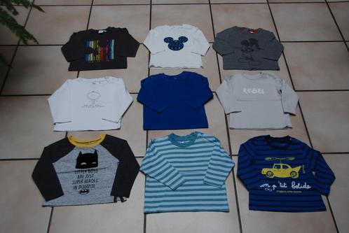 Set T-shirts voor babyjongens met lange mouwen T74 of 6/9 M, Kinderen en Baby's, Babykleding | Maat 74, Gebruikt, Jongetje, Shirtje of Longsleeve