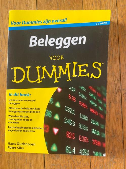 Hans Oudshoorn - Beleggen voor dummies, Boeken, Economie, Management en Marketing, Zo goed als nieuw, Ophalen of Verzenden