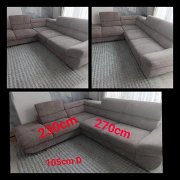 Hoekzetel met bed functie €500 Levering mogelijk, Enlèvement, Comme neuf