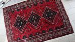 Groot handgeknoopt Perzisch Shiraz tapijt - 300 x 222 cm, Ophalen, Gebruikt, Rood, Traditioneel, Perzisch
