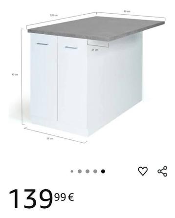 Îlot cuisine  beschikbaar voor biedingen