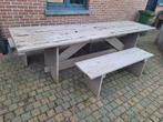 Tuin tafel met 4 bankjes, Enlèvement, Bois