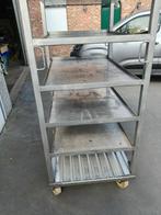 inox kar, inox rek banken kunnen eruit, Ophalen, Gebruikt