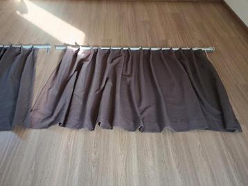 Gordijnroede aluminium + verduisterend gordijn uit 2 delen beschikbaar voor biedingen