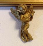 applique fine décoration ange angelot à la mandoline 14 cm, Enlèvement