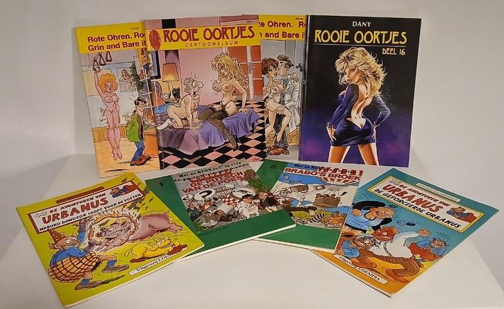 8 Strips - Rooie oortjes, Urbanus & De Neus (zeldzaam), Boeken, Stripverhalen, Gelezen, Ophalen of Verzenden