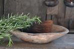 Authentieke oude schaal, Schaal, Rond, Nieuw, Ophalen of Verzenden
