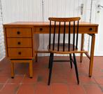 Bureau moderniste en teck vintage, Maison & Meubles, Bureaux, Enlèvement, Comme neuf, Bureau