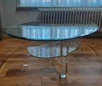 Salon tafel Vintage, Huis en Inrichting, Tafels | Salontafels, 50 tot 100 cm, Minder dan 50 cm, 100 tot 150 cm, Glas